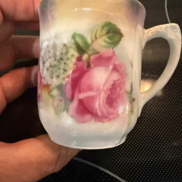 Altenburg China Chocolate Pot with cups and saucers - Picture 3 of 8